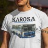 Tričko s potlačou KAROSA Autobus Dámsky Biela 3XL