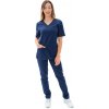 Perlička® Zdravotnícka košeľa LORA SATTÉ Navy modrá Veľkosť: 56, Farba: Navy