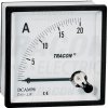 Tracon Analógový ampérmeter pre jednosmerný prúd 96x96mm 20A DCAM96-20