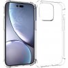 AppleMix Kryt pre Apple iPhone 14 Pro - zosilnené rohy - gumový - priehľadný