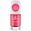 essence WHAT A TINT! tekutá lícenka a lesk na pery 02 Coral Sunset 4,9 ml
