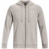 Pánska športová rozopínací mikina Under Armour ESSENTIAL FLEECE FZ HOOD šedá 1373881-592 - M