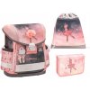 BELMIL Ballerina Black Pink, školský set 3-dielny, aktovka+peračník+taška na prezuvky