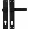 Dverné kovanie, 90 mm, PZ, matné čierne, 26104C