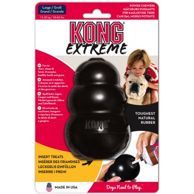 Kong Extreme čierny - výhodné balenie: 2 x veľ. L