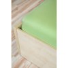 AMIDO-EXQUISIT Zelená plachta na posteľ Jersey Superstretch Rozmer: 90/100 x 200 cm WA1.003.074