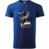 Basketball - jump shot - Klasické pánske tričko vyššej gramáže - 3XL ( Kráľovská modrá )