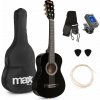 Max SoloArt Junior 1/4 Classic gitarový balíček, čierny