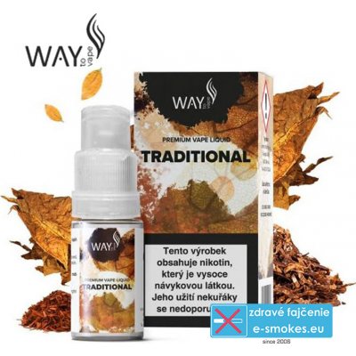 WAY to Vape Traditional 10 ml 18 mg