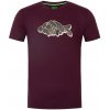 Korda Tričko Outline Tee Burgundy - M