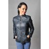 Max Original Leather Dámska kožená bunda 1176 blue (XL 50-52) - Blue - XL