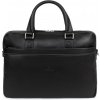 Business kožená taška na notebook Hexagona 154663 čierna