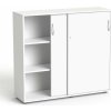 Skriňa, s posuvnými dverami, s policami, MAYAH Freedom SV 13, biela