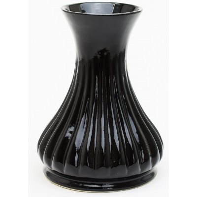 Váza čierna lesklá KK3011 210/280 73366 - Váza