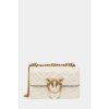 Pinko kožená kabelka 100074 A1YB 100074.A1YB béžová