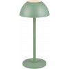 TRIO Reality R54106149 RICARDO vonkajšia dotyková stolná lampa SMD LED V300mm 1,7W/240lm 3000K IP54 pistáciová, nabíjateľná batéria, USB-C port