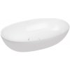Ksuro 02 umývadlo 60x36 cm oválny pultové umývadlo biela 20003000