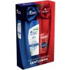 Pánska súprava starostlivosti: šampón Head Shoulders 2v1 Classic Clean a dezodorant Old Spice Captain