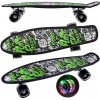 mamido Skateboard Fiszka 55 cm s LED svetelnými kolesami
