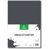 STEPA kresliaci kartón A4, 50 listov, 180 g/m2, čierny