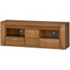 VELVET dub rustikal 25, TV stolík