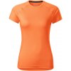 Malfini Destiny Dámske funkčné tričko 176 neon mandarine M
