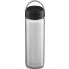 Láhev KLEAN KANTEEN Wide 800 ml - Loop Cap 2022 - Brushed Stainless