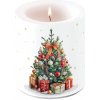 Ambiente Europe BV Sviečka vianočný stromček- veľká, 10 x 10 cm - Ambiente Europe