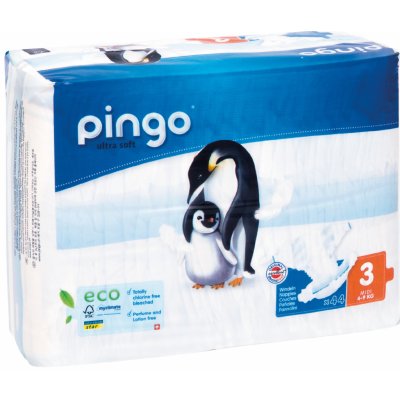 Pingo Jednorázové ekologické 3 4-9 kg 44 ks