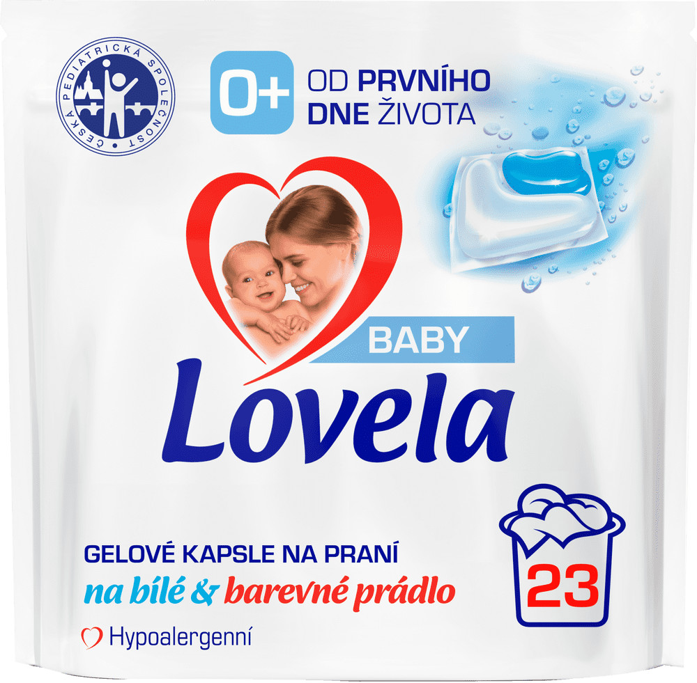Love Baby gélové kapsuly na pranie 23 ks