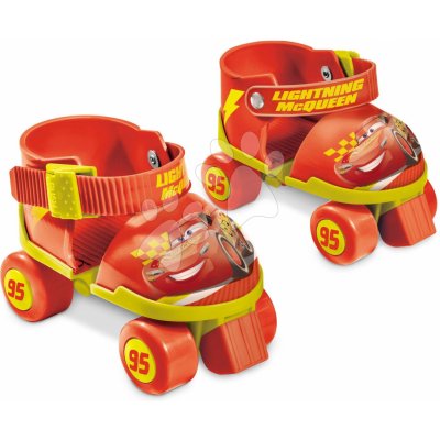 Mondo detské 4-kolieskové korčule Autá s chráničmi, veľkosť 22-29 28105 červené