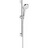 Hansgrohe Croma Select S - Sprchová súprava Vario EcoSmart 9 l/min 0,65 m, biela/chróm 26563400
