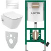 Laufen Creavit Elegant set - závesné WC + bidet s bateriou + sedadlo + nádržka + tlačidlo + izolácia