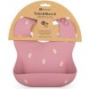 PETITE&MARS Podbradník silikónový Take&Match Rose Princesses 6m+