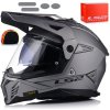 LS2 MOTOCYKLOVÁ PRILBA ADVENTURE CROSS/ENDURO MX702 PIONEER II MATT TITAN L
