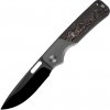 Ameight Knives Felix II-DLC Satin M390 blade,Dark Grey PVD Ti And CF handle