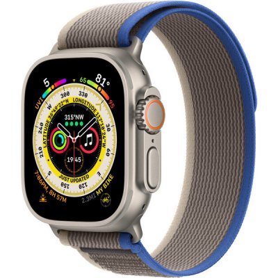 Apple Watch 49mm Blue/Gray Trail Loop - M/L MQEK3ZM/A