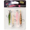 FOX Rage Slick Shad Loaded 9 cm 7 g Veľkosť 2/0 UV Mixed Colours 4 ks