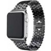 AppleKing remienok z antikorovej ocele s textúrou plástu pre Apple Watch Ultra 49mm / 46mm / 45mm / 44mm / 42mm - čierny - možnosť vrátiť tovar ZADARMO do 30tich dní