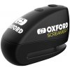 OXFORD zámok kotúčovej brzdy SCREAMER 7 integrovaný alarm čierny/čierny priemer čapu 7 mm