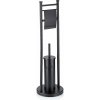 KELA WC sada Swing, černá 22x77,5 cm