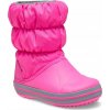Crocs Winter Puff Boot Kids 146136TR snehové topánky pre dievčatá ružové