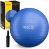 Gymnastická rehabilitačná lopta s ABS pumpou 65 cm 4Fizjo modrá