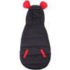 Nobleza zateplený kabátik pre psa a mačky Čierna XS