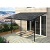 Pergola 618 x 305 cm (čierná+šedý polykarbonát)