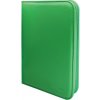 Ultra Pro Vivid 4-Pocket Zippered PRO-Binder Green