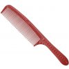 JRL Barbering comb holičský hrebeň červený J201