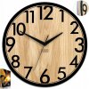 Nástenný hodinový strojček ModernClock hnedý 33 cm