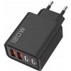 Nabíjačka USB Quick Charge 3.0 120W 4-portová USB C PD Čierna