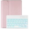 AppleKing puzdro s podsvietenou klávesnicou pre iPad mini 6 / mini 7 - ružové - možnosť vrátiť tovar ZADARMO do 30tich dní